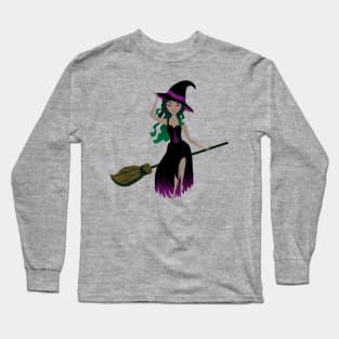 Cute witch Long Sleeve T-Shirt